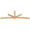 Ekena Millwork Alberta Smooth Timber Gable Bracket, Western Red Cedar, 108"W x 40"H x 3 1/2"D x 3 1/2"F, 9/12 Pitch GBW108X40X0404ALB00SWR - alternate 5